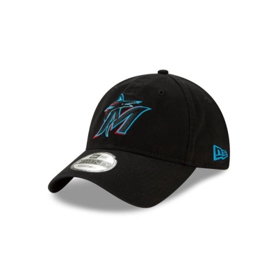 Sapca New Era Miami Marlins MLB 2019 Core Classic 9TWENTY Adjustable - Negrii